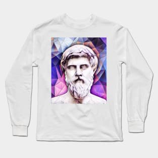 Plutarch Pink Portrait | Plutarch Artwork 8 Long Sleeve T-Shirt